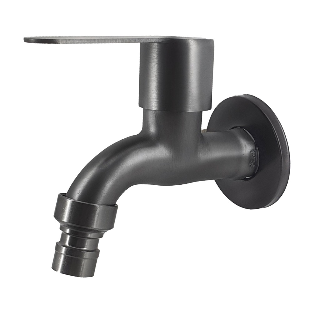 Product photo: SLINE N3113GC SUS304 Gunmetal Grey Washing Machine Tap Faucet - 00926CC